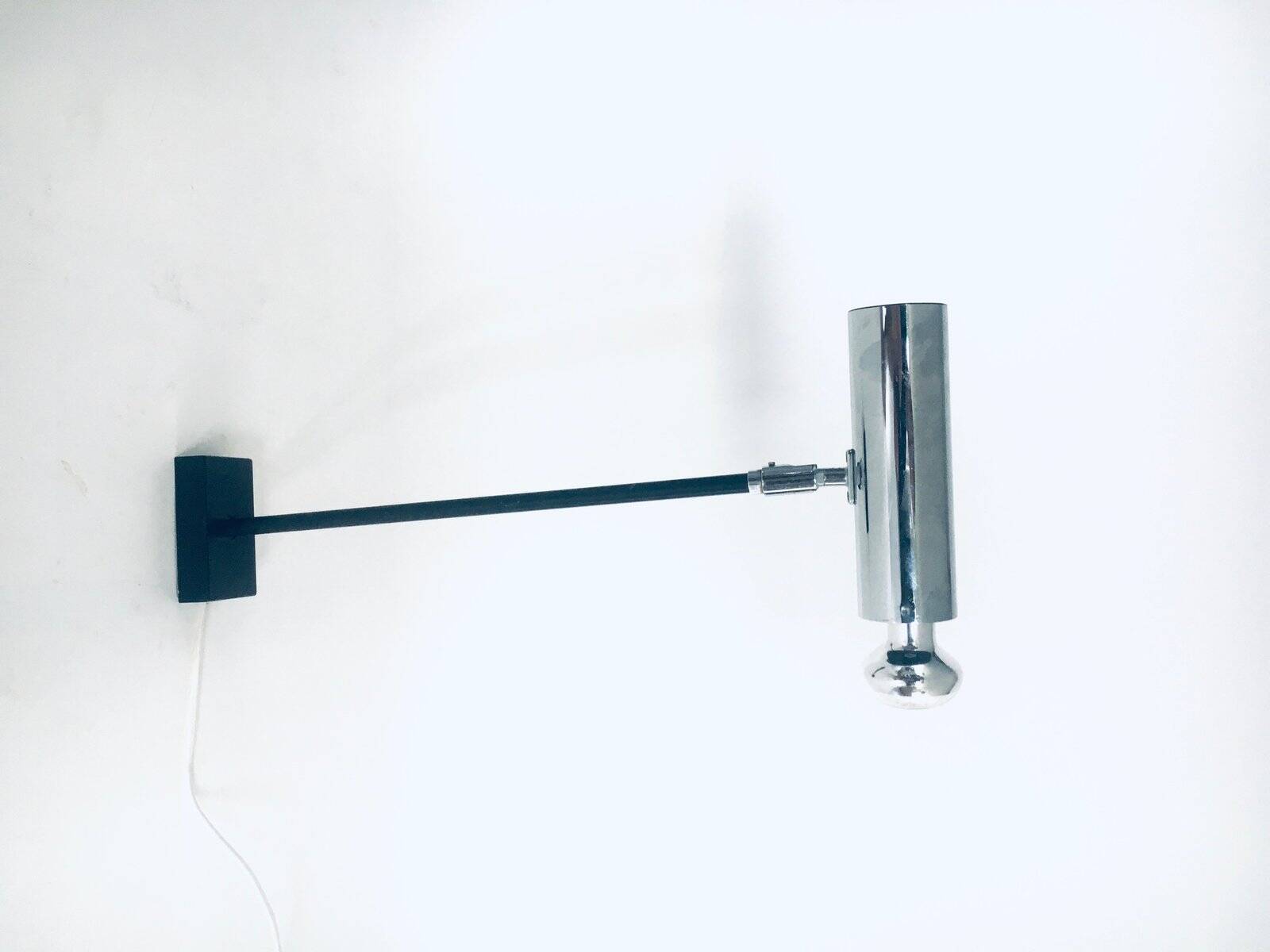 Mid-Century Modern Design Chrome Spot Wall Lamp, 1960s