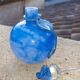 Perfume bottle in glass paste