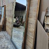 Burmese teak mirror