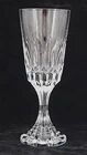 Baccarat Assas model, 3 wine glasses, crystal, signed, 17.9 cm, excellent condition.