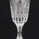 Baccarat Assas model, 3 wine glasses, crystal, signed, 17.9 cm, excellent condition.