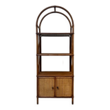 Rattan shelf on legs (refurbished)