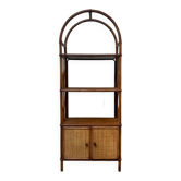 Rattan shelf on legs (refurbished)