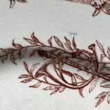 Flat plates iron earth hunting scene vieillard