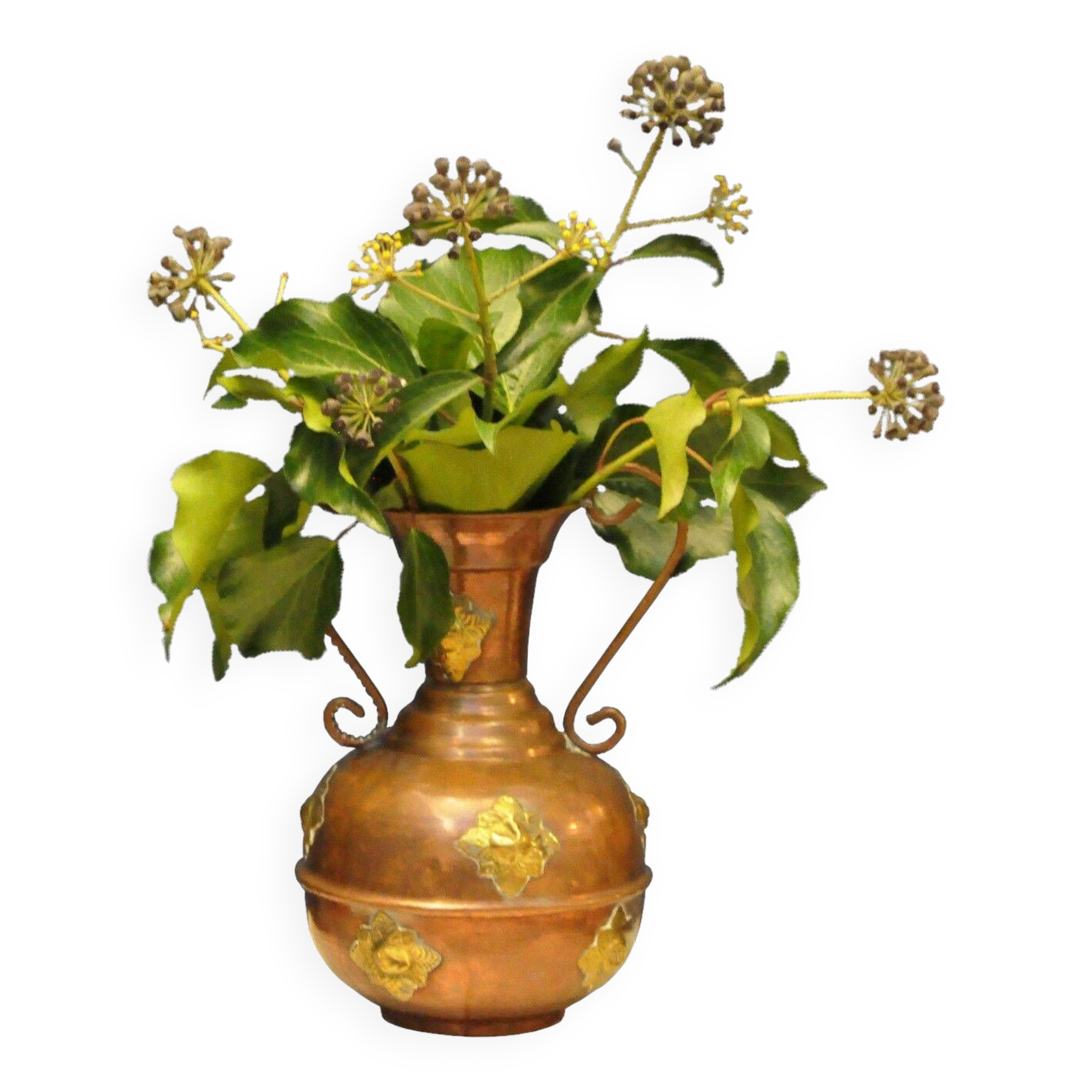 Vase danois en cuivre