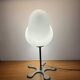 Lampe de table "Coco" design Aldo Cibic édition Foscarini - Métal gris & ve