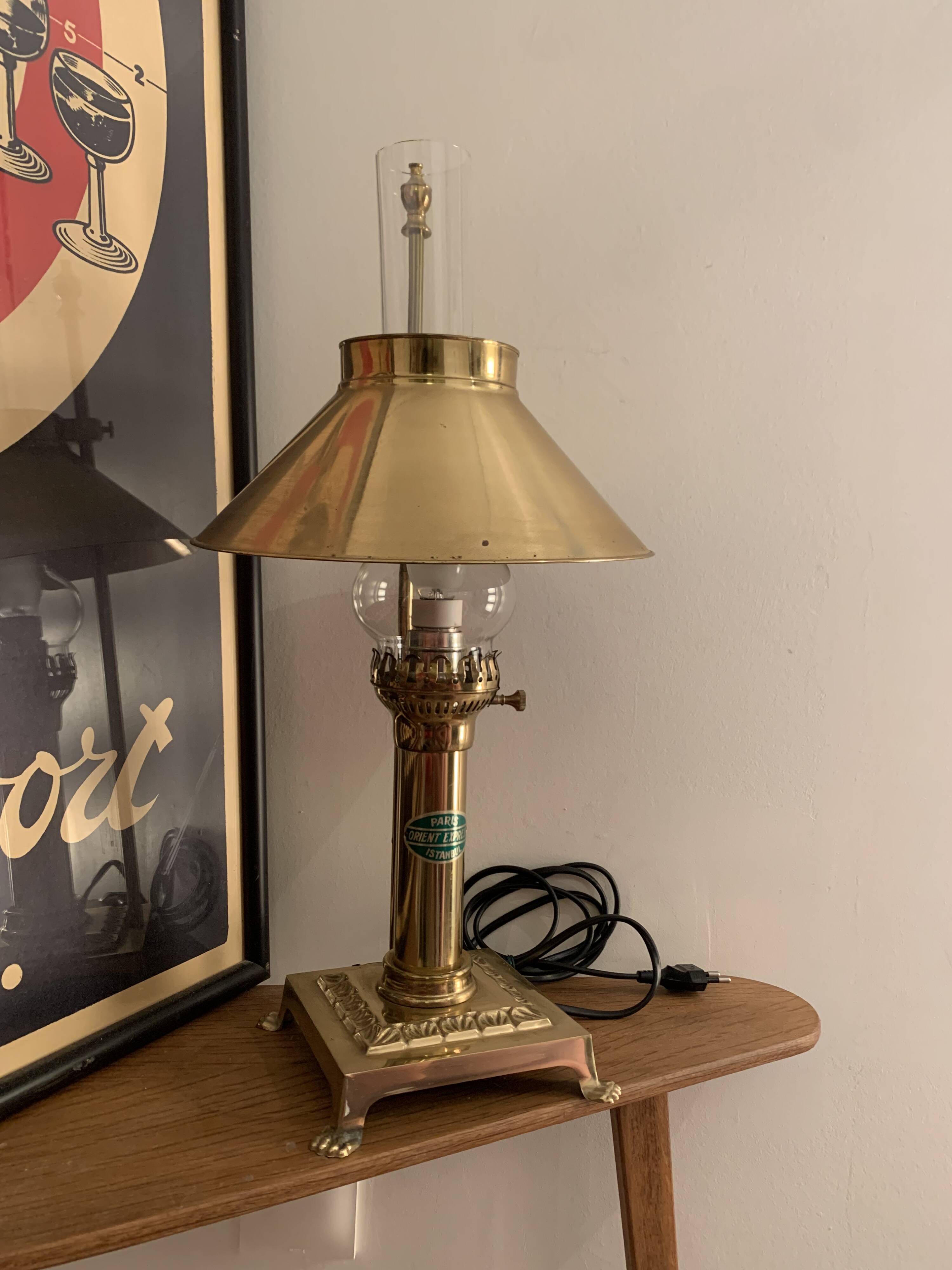 Lampe Paris Orient Express Istanbul Rétro