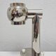 Space Age table lamp in chrome with a swivelling shade, Italy 1970s.