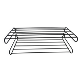 Ikea wall shelf, black metal, 1980