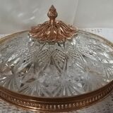 Ceiling light glass gilding style XIX