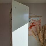 Vintage metal clamshell cabinet