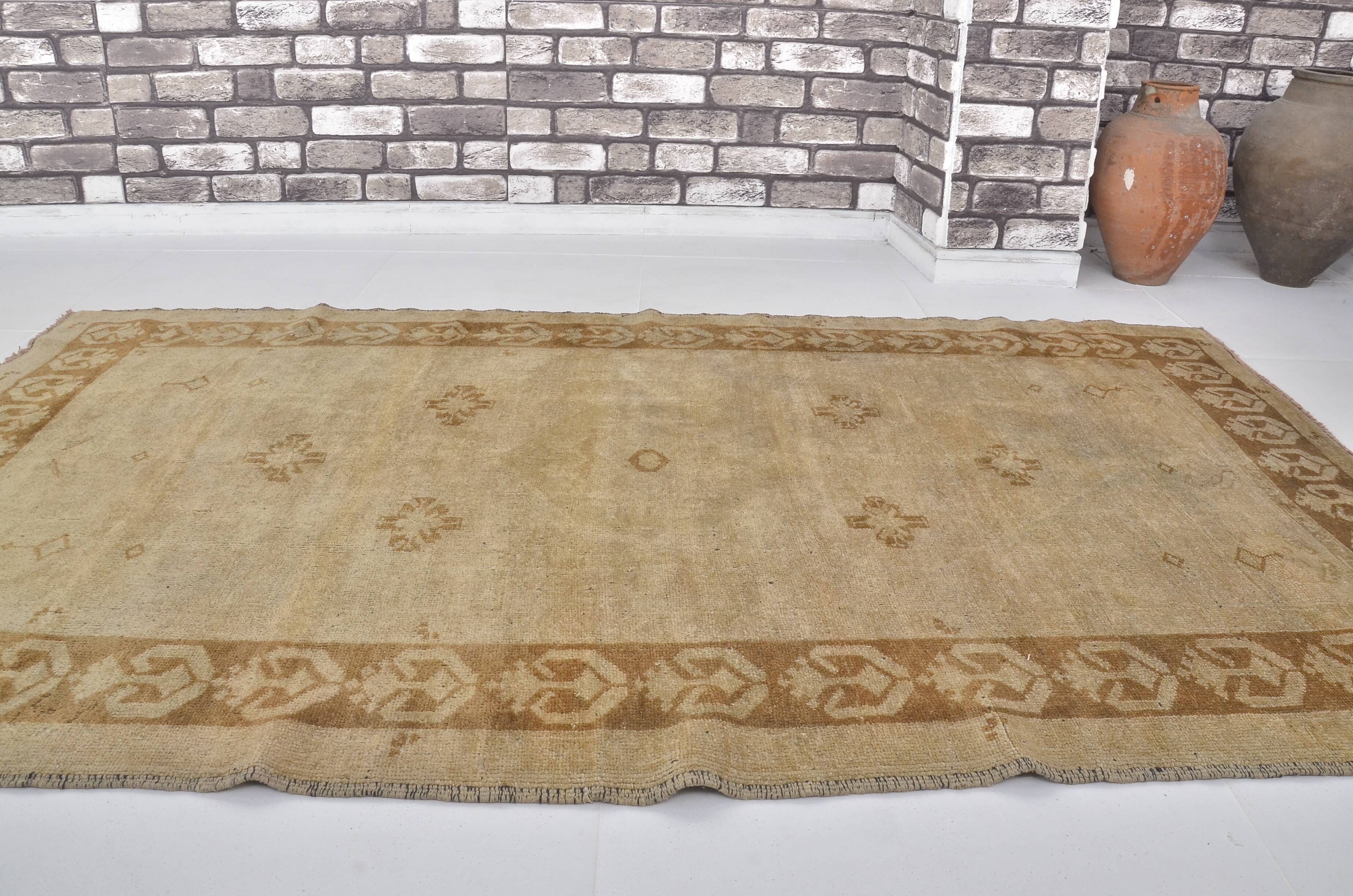 Tapis Oushak orange et marron sku A48
