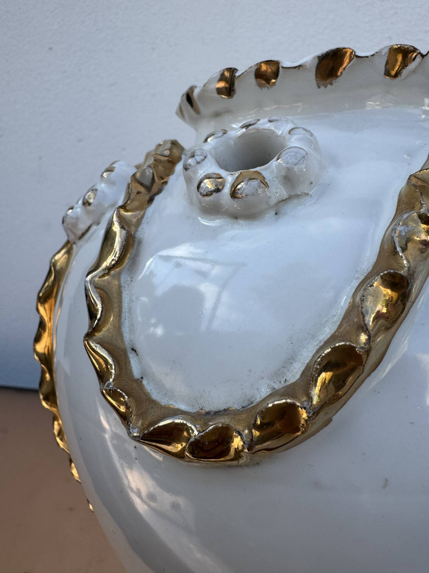 Vase pique fleurs Émile Tessier Malicorne années 50