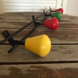 Vintage patère 4 heads