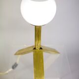 Lamp tripod opaline circa 70