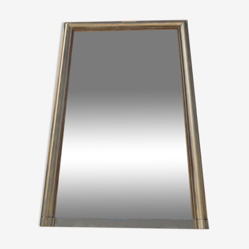 Rectangular gilded mirror 140x90cm