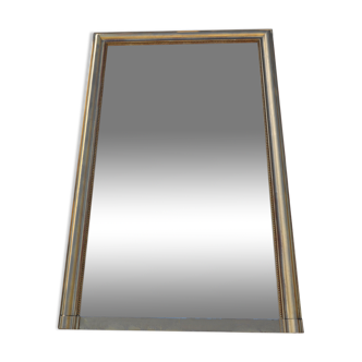 Rectangular gilded mirror 140x90cm