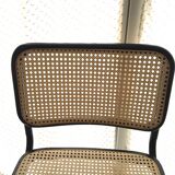 Set of 4 black Marcel Breuer B32 chairs