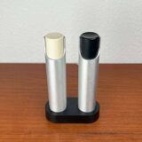 Modern mid-century Danish salt and pepper grinder by Rud Thygesen and Johnny Sørensen for Rosendahl, 1960s, set of 2.