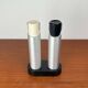 Modern mid-century Danish salt and pepper grinder by Rud Thygesen and Johnny Sørensen for Rosendahl, 1960s, set of 2.