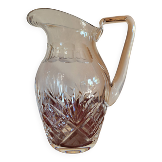 Saint Louis Crystal Water Jug (signed)
