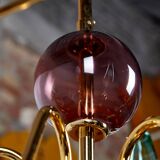Italian Glass Chandelier, 1980s (MK9505)