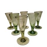 6 Biot stemmed glasses