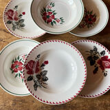 Mismatched plates l'Amandinoise