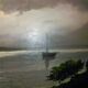 Oil painting.st Breton marine signed (reney 1890/1959)