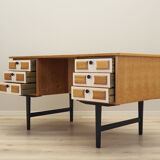 Oak desk, Danish design, 1960s, designer: Henning Kjaernulf