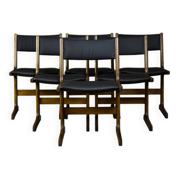 Set of 6 Farstrup Dining Chairs, Denmark, 1960s – Rosewood & Italian L