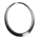 Oval mirror top 1950 silver