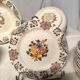 Gien. Bordeaux bouquet. 43-piece service