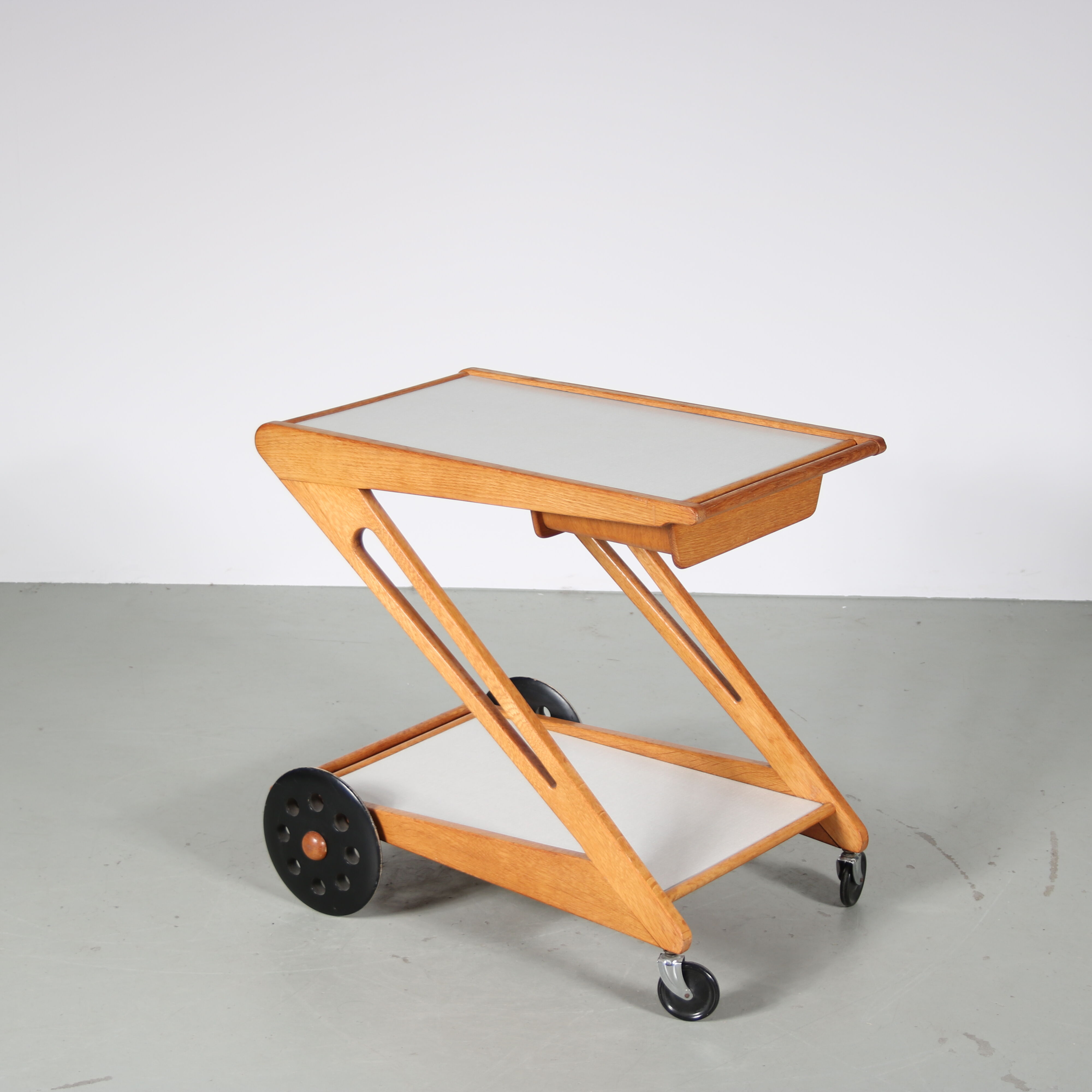 Cees Braakman “Mobilo PE03” Trolley for Pastoe, Netherlands 1950