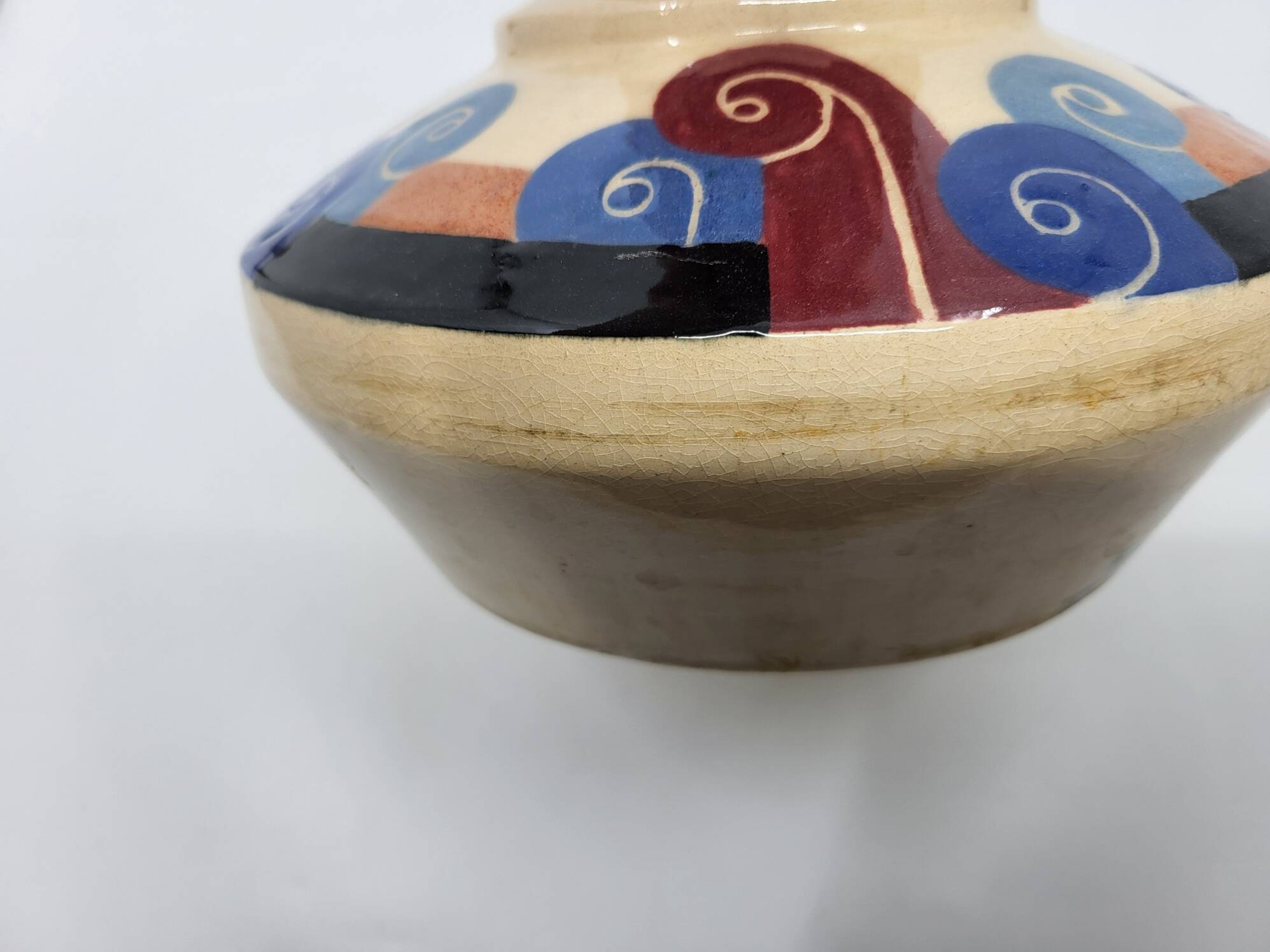 Simone Larrieu vase in ceramic France Art Deco 1930