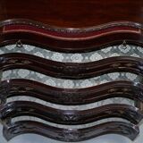 George III Library Thomas Chippendale in Hardwood on Serpentine Chest of Drawers