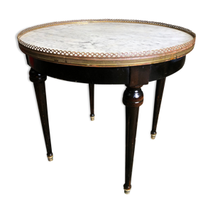 table basse en bois marbre