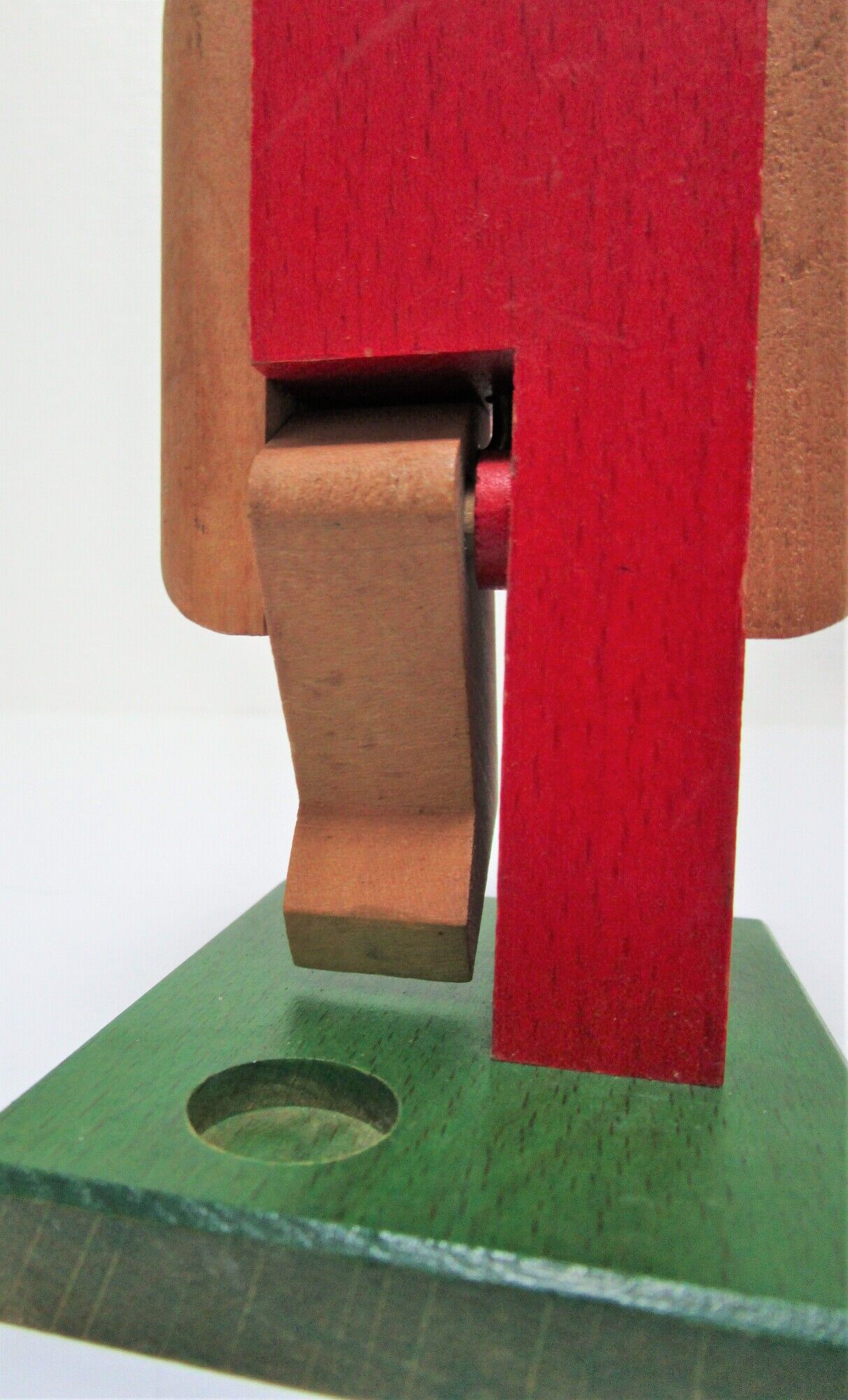 wooden toy footballer design P. Schweizer for Naef Switzerland