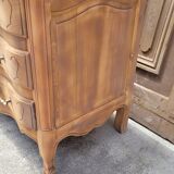 Louis xv style chest of drawers in pickled cherry