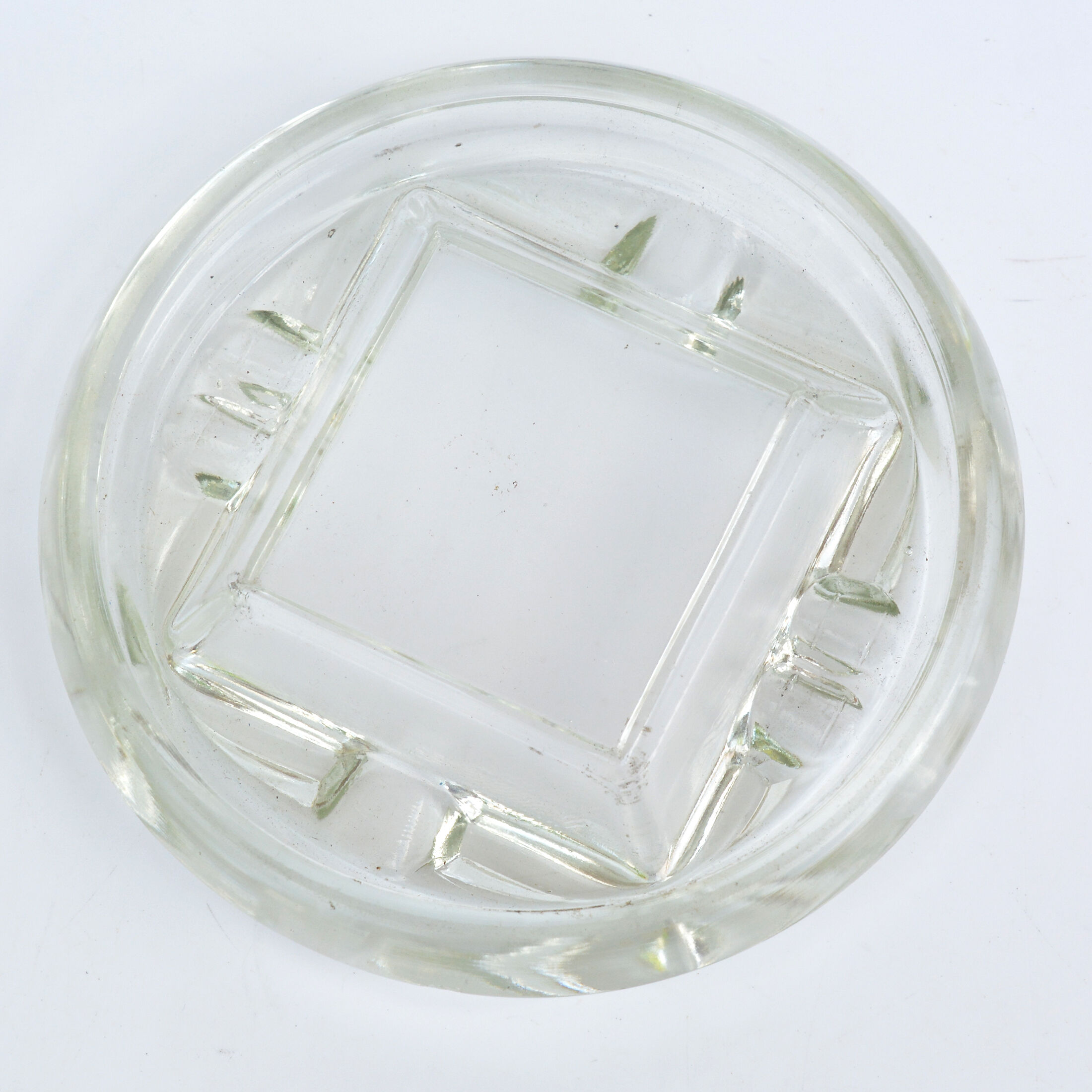 Germany pressed glass ashtray, 1970s