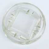 Germany pressed glass ashtray, 1970s
