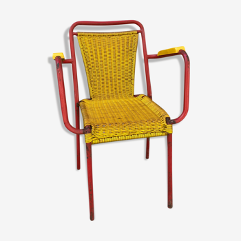 Fauteuil de jardin en scoubidou