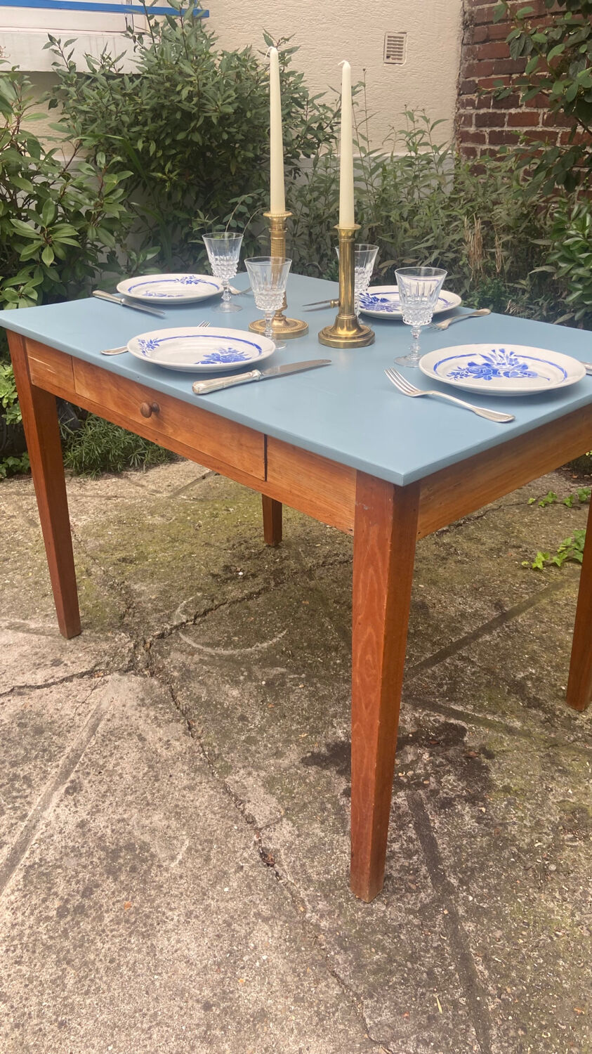 Small vintage farm table or desk 1940