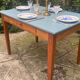 Petite table de ferme ou bureau vintage 1940