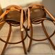 High bar chair in wickerwork