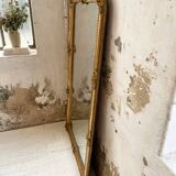 Louis Philippe Flowered Mirror 19th 84x150cm