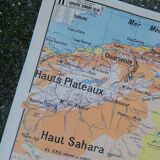 Old Vidal Lablache map N°11 Algeria Tunisia Sahara