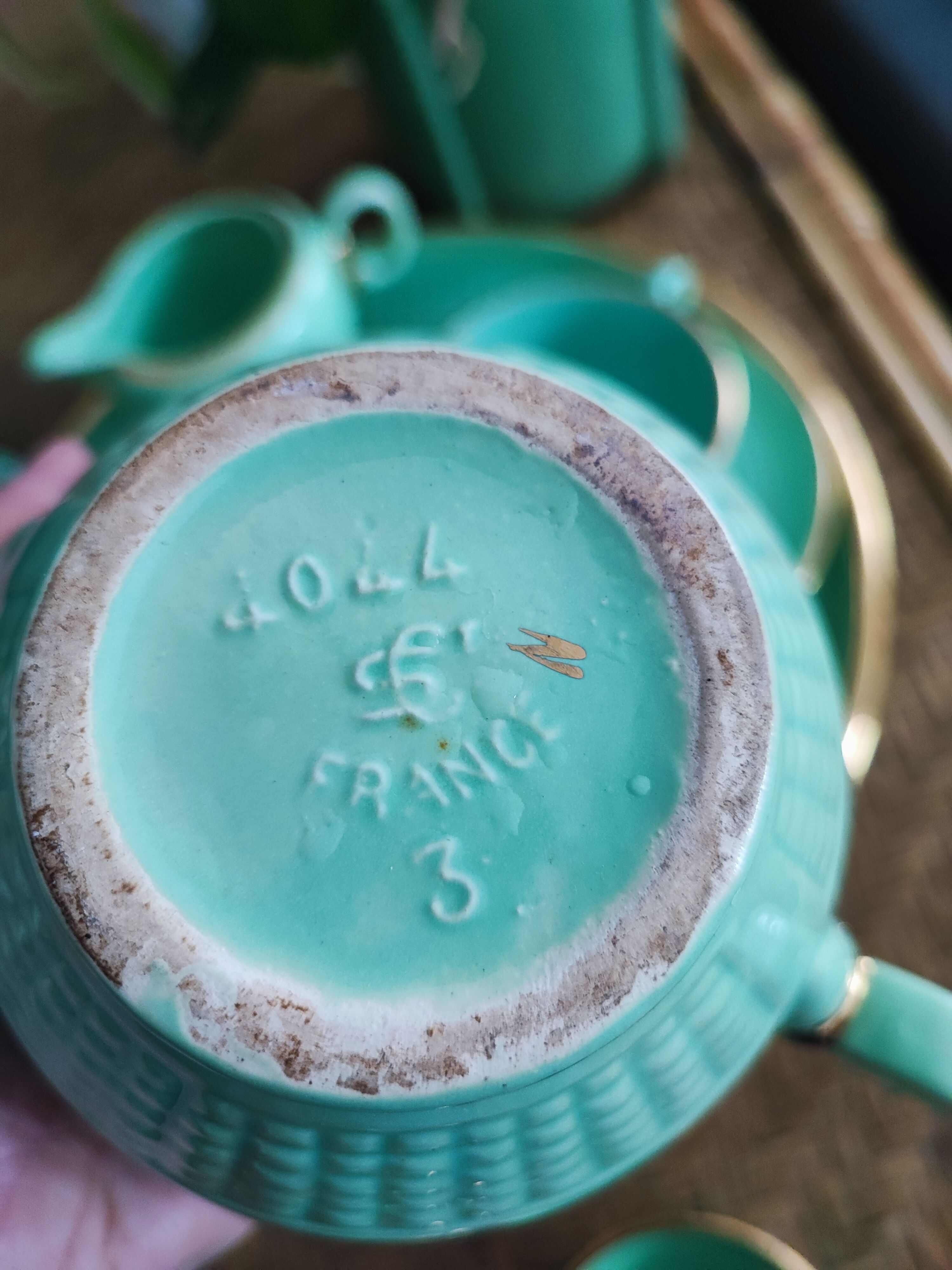 Old Saint Clement art deco coffee service