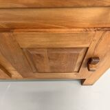 1950s Brutalist Sideboard in Solid Elm