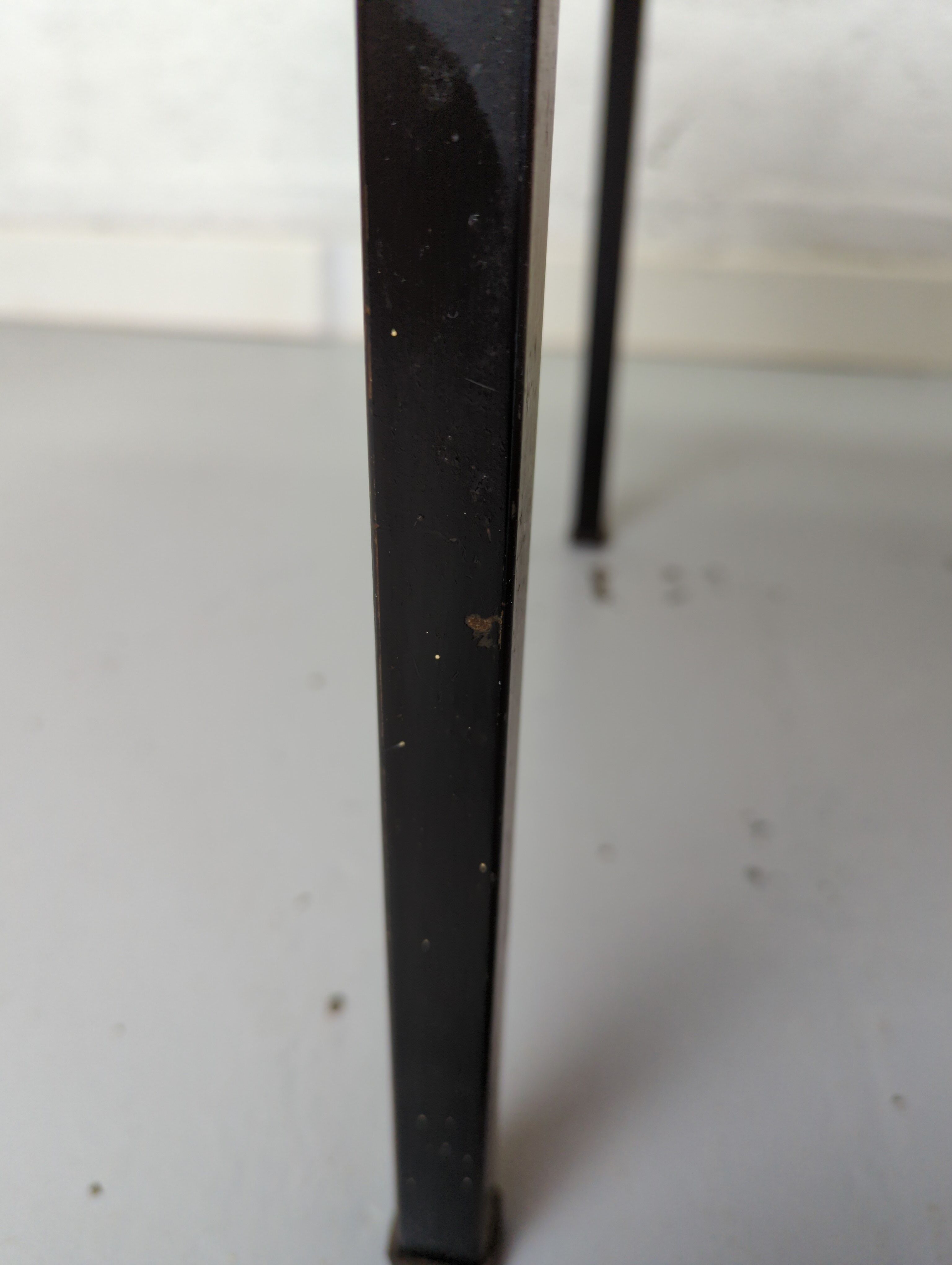 Metal and ceramic coffee table